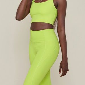 Lime Girlfriend Collective 7/8 Length Legging